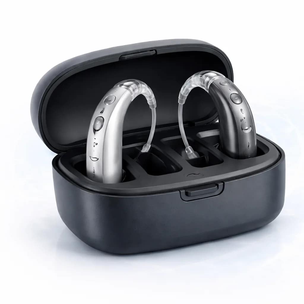 Rechargeable BTE Hearing Aid Adro