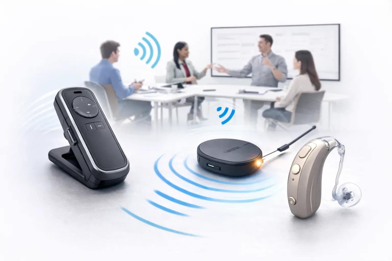 Remote microphone Adro hearing aid accessory (1)