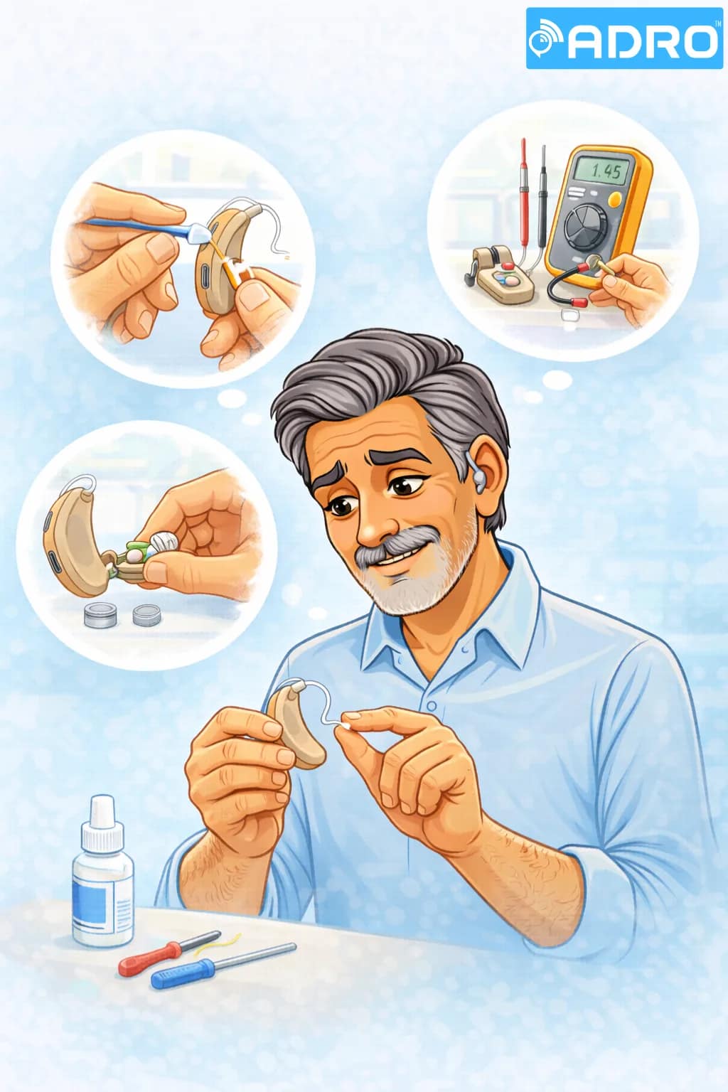 39 Three common hearing aid repairs for effective hearing
