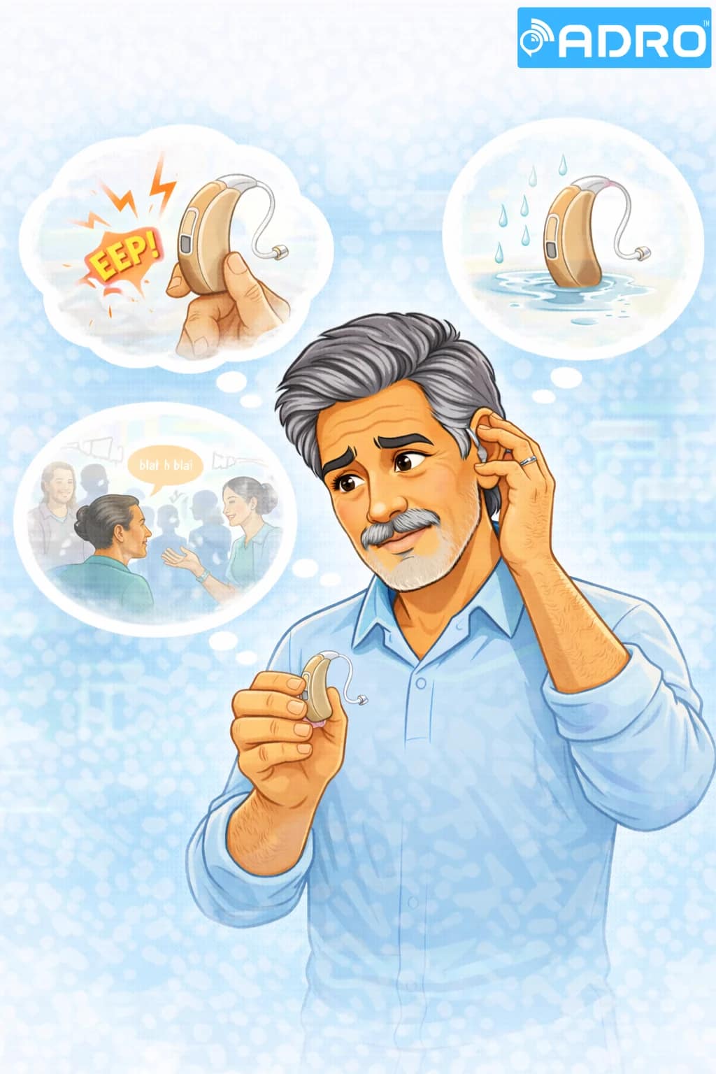 43 5 Common problems hearing aid users face