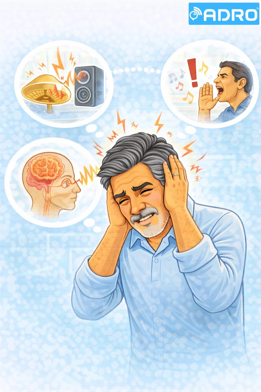 46 What is hyperacusis and its causes