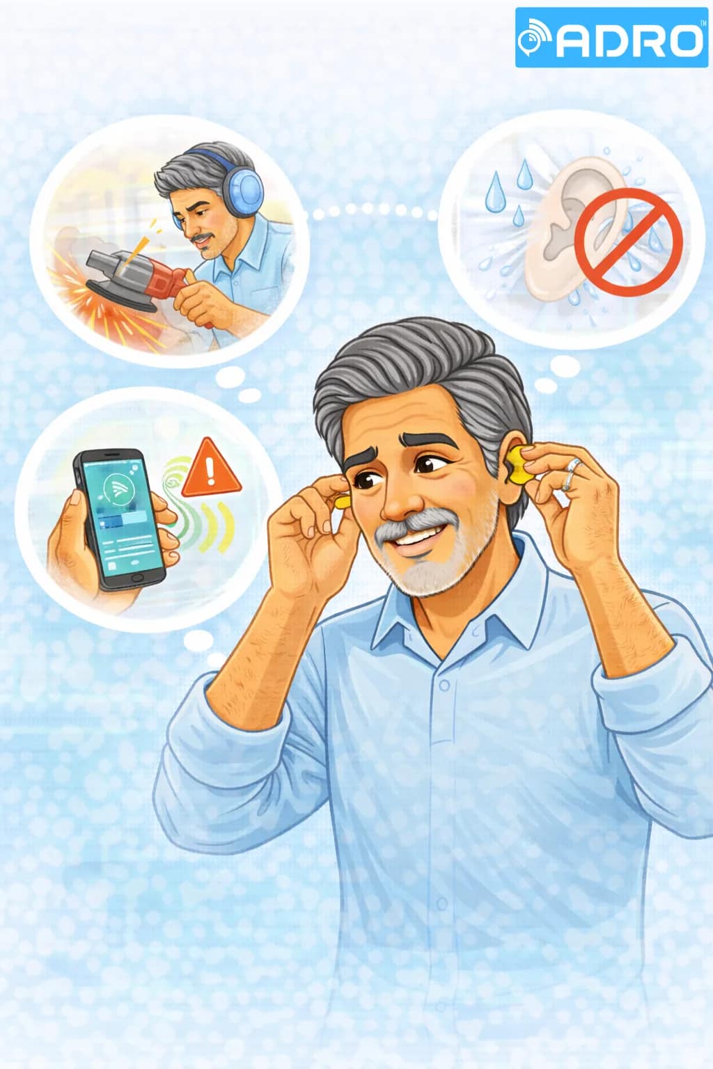 47 Precautions to be taken to prevent hearing loss